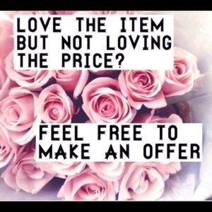 Feel free to make offers! 😊✨